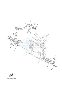 YFM700R YFM70RSSG RAPTOR 700 SPECIAL EDITION (B467) drawing STAND & FOOTREST