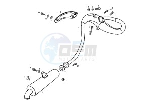 SENDA R X-TREM EU2 - 50 cc drawing SILENCER