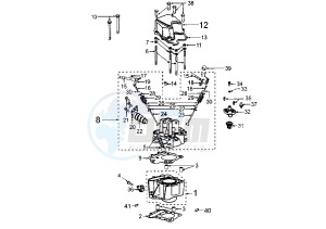 ELYSEO 125-150 - 125 cc drawing CYLINDER-HEAD