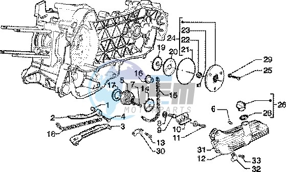 Oil pump-oil pan