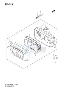 LT-A700X (P17) drawing SPEEDOMETER (F.NO.5SAAP41A 67110001~)