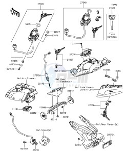 NINJA ZX-10R ABS ZX1000SGFB XX (EU ME A(FRICA) drawing Ignition Switch