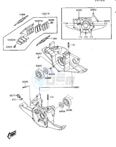 JS 300 B [JS300] (B1-B2) [JS300] drawing CRANKCASE_REED VALVE