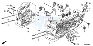 FES125C drawing CRANKCASE