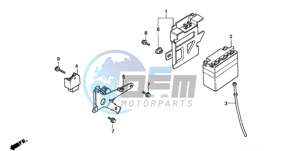 BATTERY/REGULATOR