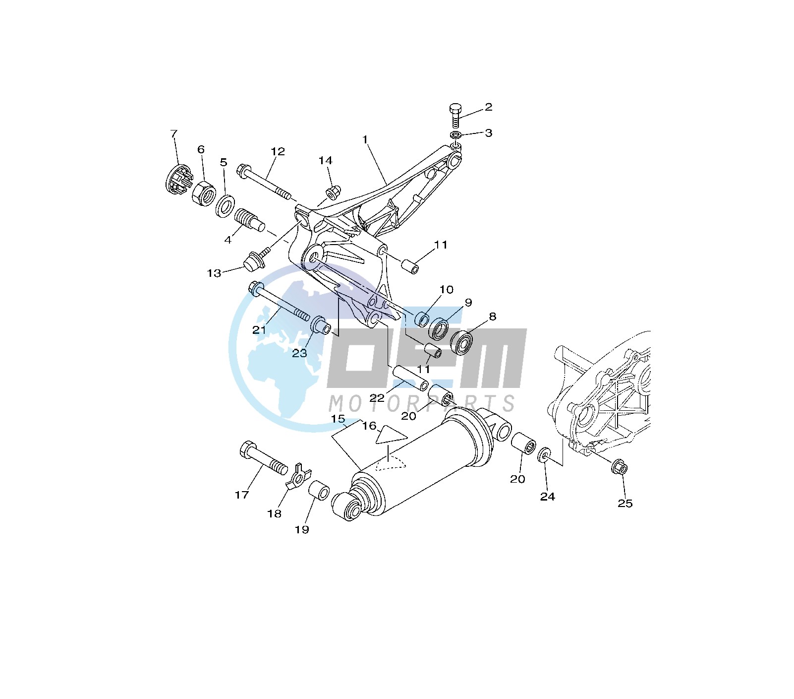 REAR ARM AND SUSPENSION