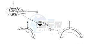 VT750C drawing MARK