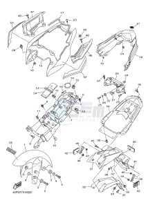 FZ8-S FZ8 FAZER 800 (42PD 42PF) drawing FENDER