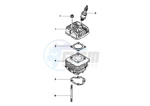 CT SS 50 drawing CYLINDER HEAD