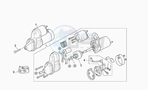 California 1100 Jackal Jackal drawing Starter motor