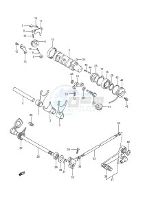 GSX-R750 (E28) drawing GEAR SHIFTING