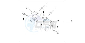 VF750C drawing ENGINE GUARD