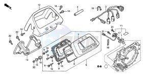 TRX350FE FOURTRAX 350 4X4ES drawing METER (TRX350TM-A,2A/FM-A,2A)