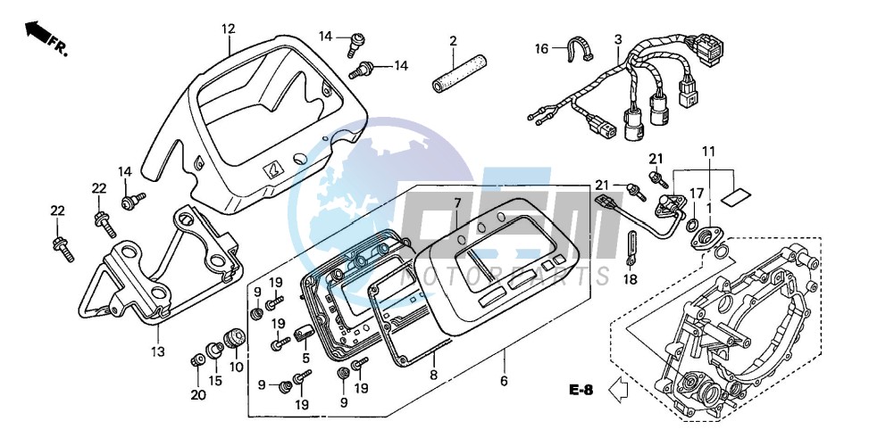 METER (TRX350TM-A,2A/FM-A,2A)