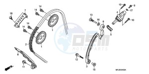 CBR600RA9 Korea - (KO / ABS) drawing CAM CHAIN/TENSIONER