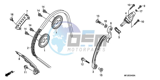 CAM CHAIN/TENSIONER