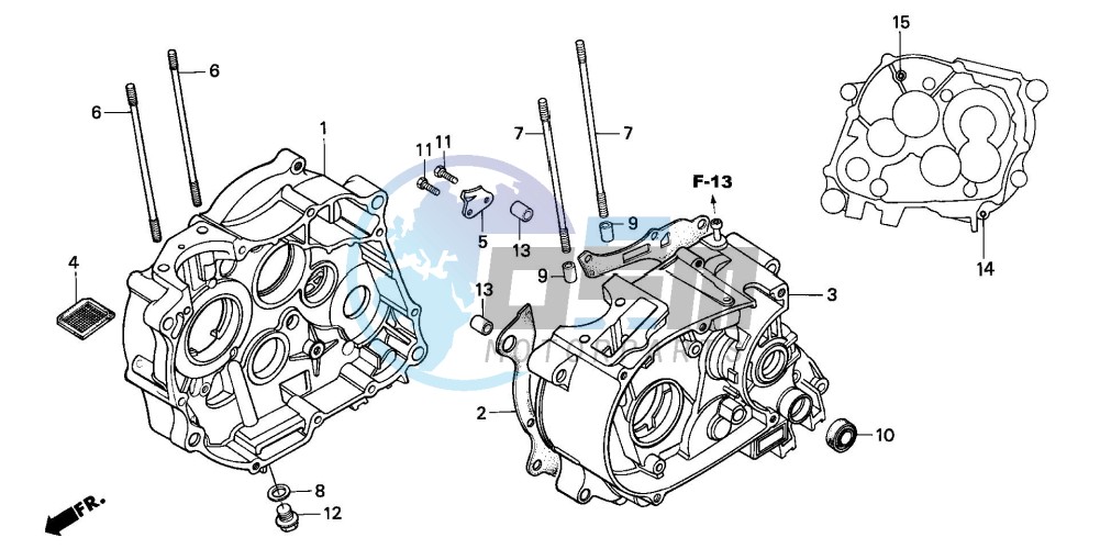 CRANKCASE (CRF100F)