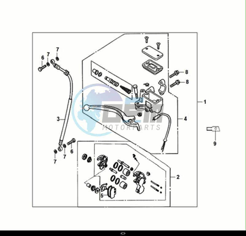 FRONT BRAKE MASTER CYLINDER