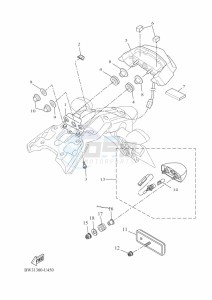 XTZ690 TENERE 700 (BNW1) drawing TAILLIGHT