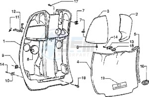 ET2 50 drawing Front glove compartment