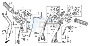 GL1500SE GOLDWING SE drawing SWITCH/CABLE (SL1500SE)