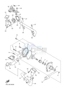 FJR1300A FJR1300-A FJR1300A ABS (B881) drawing WATER PUMP