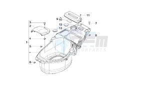 BOULEVARD - 100 CC 4T drawing CASE HELMET