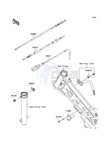 KLX110 KLX110CDF EU drawing Cables