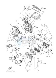 XP500A T-MAX 530 (2PWM) drawing INTAKE