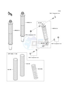 KVF 360 B [PRAIRIE 360] (B6F-B9F) B6F drawing SHOCK ABSORBER-- S- -