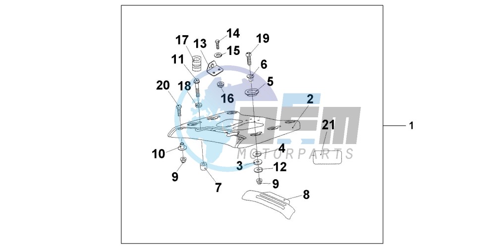 REAR CARRIER BASE