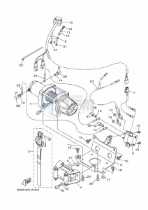 YFM700FWBD KODIAK 700 EPS (BGFB) drawing WINCH