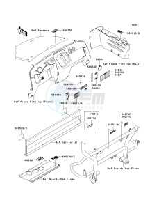 KAF 400 C [MULE 610 4X4 HARDWOODS GREEN HD] (C6F-C9F) C6F drawing LABELS