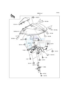 Z800 ZR800CGF UF (UK FA) XX (EU ME A(FRICA) drawing Accessory(Single Seat Cover)