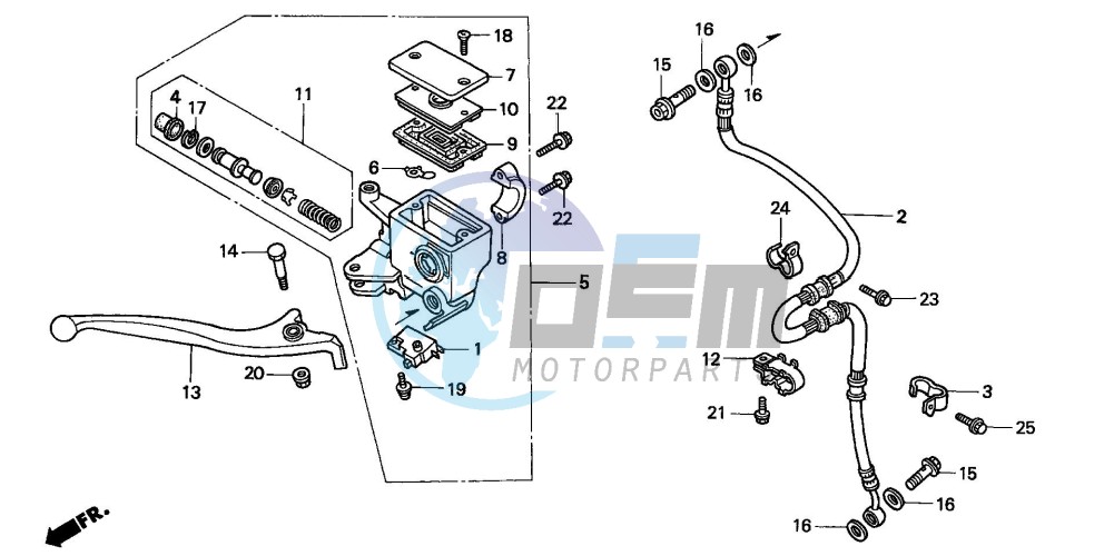 FR. BRAKE MASTER CYLINDER