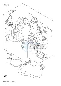 GSX1250FA (E21) drawing FUEL PUMP