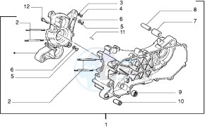 DNA 50 drawing Crankcase