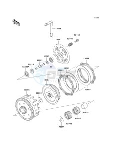 KX 85 A [KX85 MONSTER ENERGY] (A6F - A9FA) A6F drawing CLUTCH