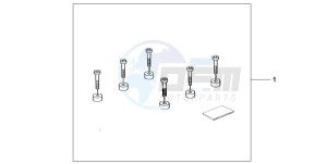 FX650 drawing TOPBOX SUBKIT