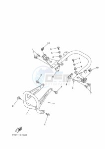 YFZ450R (BKD3) drawing GUARD