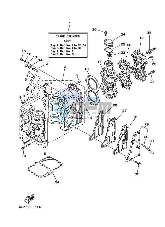 CYLINDER--CRANKCASE