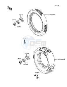 VN 1500 A [VULCAN 1500] (A10-A13) [VULCAN 1500] drawing TIRES