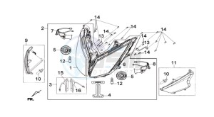 JOYMAX 250i drawing HEADLAMP CPL