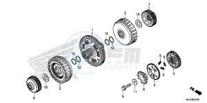 NC750JF Vultus - NC750J Europe Direct - (ED) drawing CLUTCH