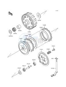 VN 800 B [VULCAN 800 CLASSIC] (B1-B5) [VULCAN 800 CLASSIC] drawing CLUTCH