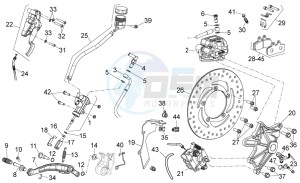 NA 850 Mana drawing Rear brake system