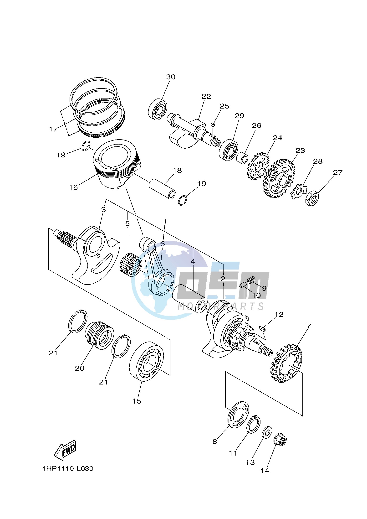 CRANKSHAFT & PISTON