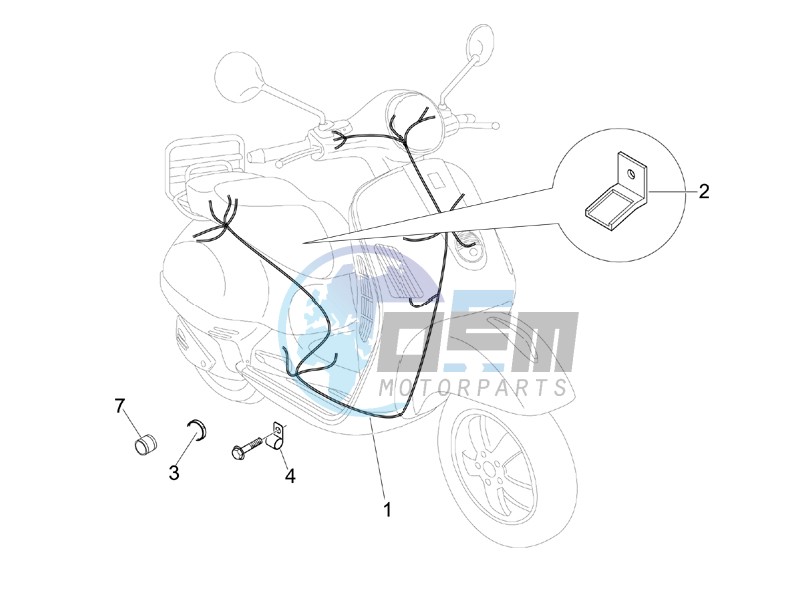 Main cable harness