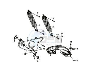 FNX 125 (GC12G1-EU) (L9) drawing REAR WHEEL / REAR SHOCK ABSORBER