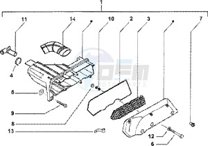 Zip 50 SP Euro 2 drawing Air Cleaner